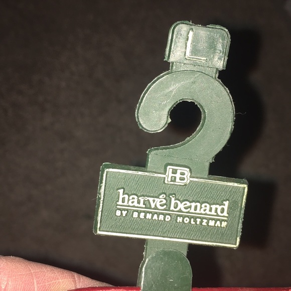 Vintage New Harve Benard Red Suede Leather Belt - Picture 2 of 5